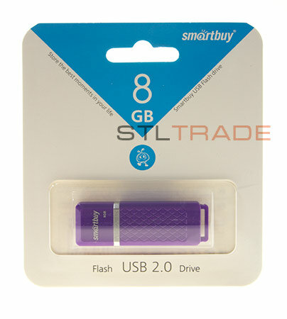 SB8GBQZ-V, 8GB USB 2.0 Quartz series, Violet, SmartBuy