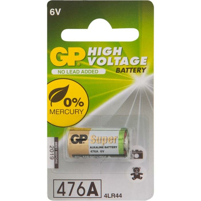 Батарейки GP 476A-2C1 4LR44 6V Alkaline