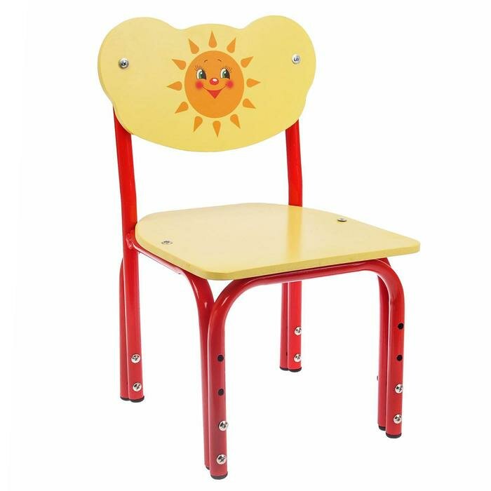 Кенгурёнок Детский стул «Кузя. Солнышко», регулируемый, разборный - фотография № 1