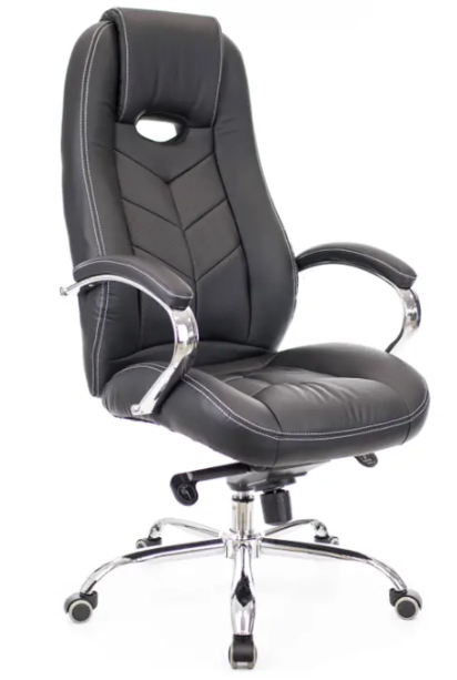 Компьютерное кресло для руководителя Everprof Drift M Кожа Черный