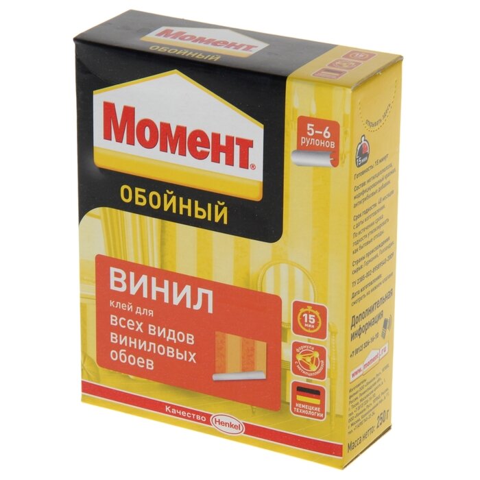 Момент Клей "Момент" Винил, обойный, 250 г