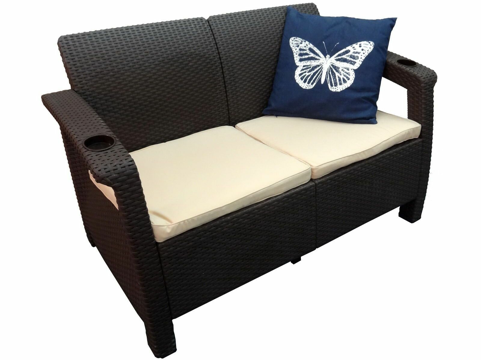Мебель Yalta Двухместный диван (Россия)Yalta Sofa 2 Seat коричневый