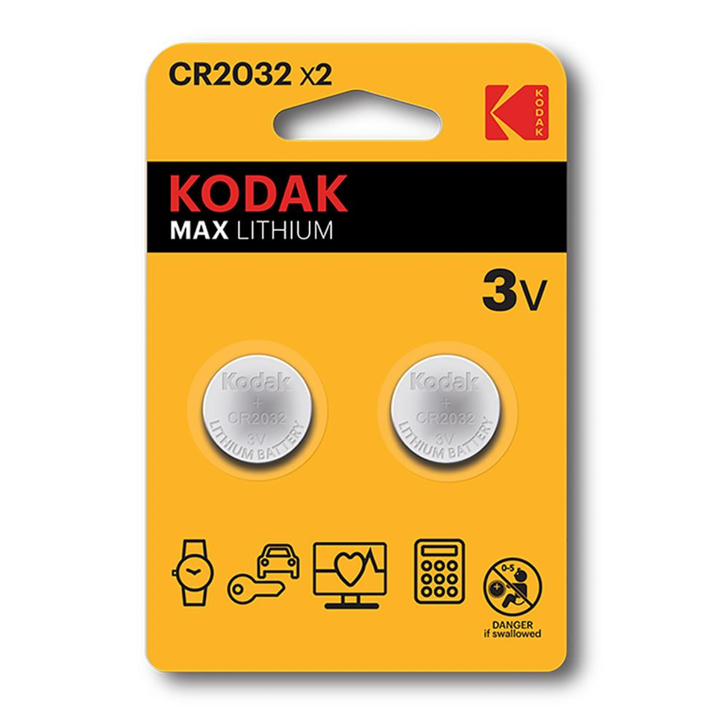 Кодак / Kodak - Батарейки Max Lithium CR2032 3V 2 шт