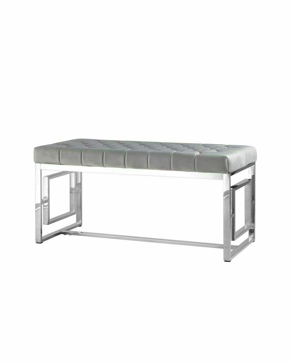Банкетка STOOL GROUP Бруклин, ШxГxВ: 99x45x46 см, серый Hoff - фото №15