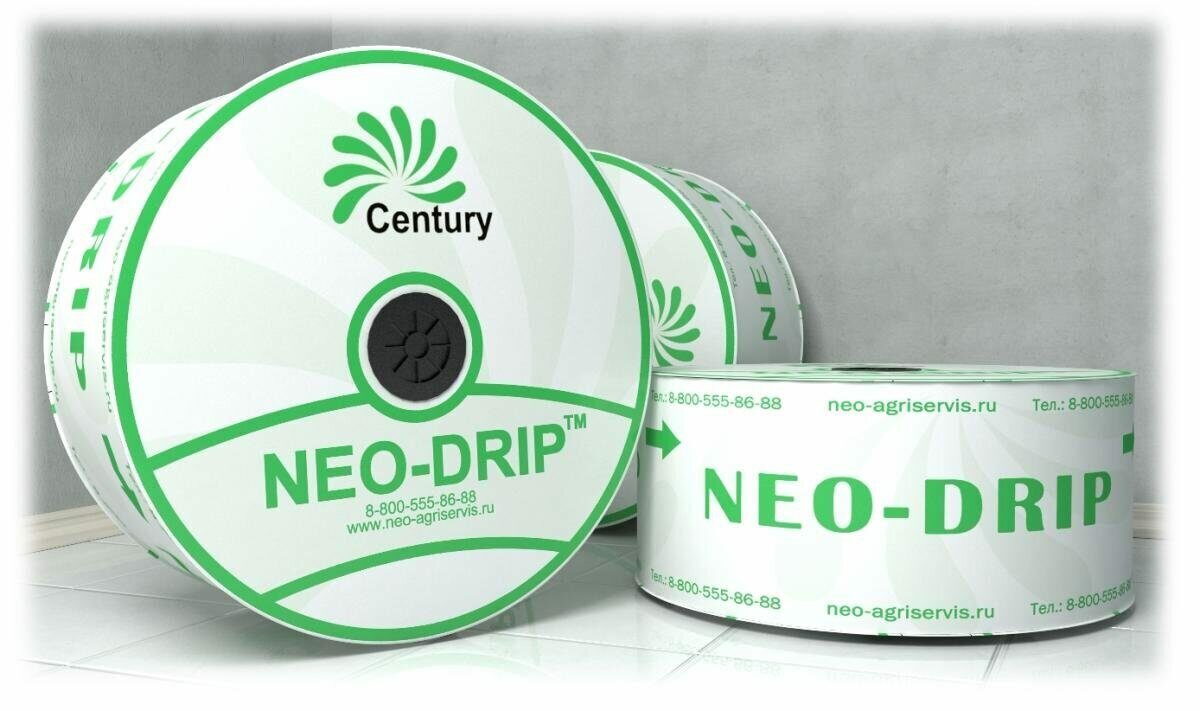 Капельная лента эмиттерная Neo-Drip P16мм 6mil, шаг 30, 1,6л/ч