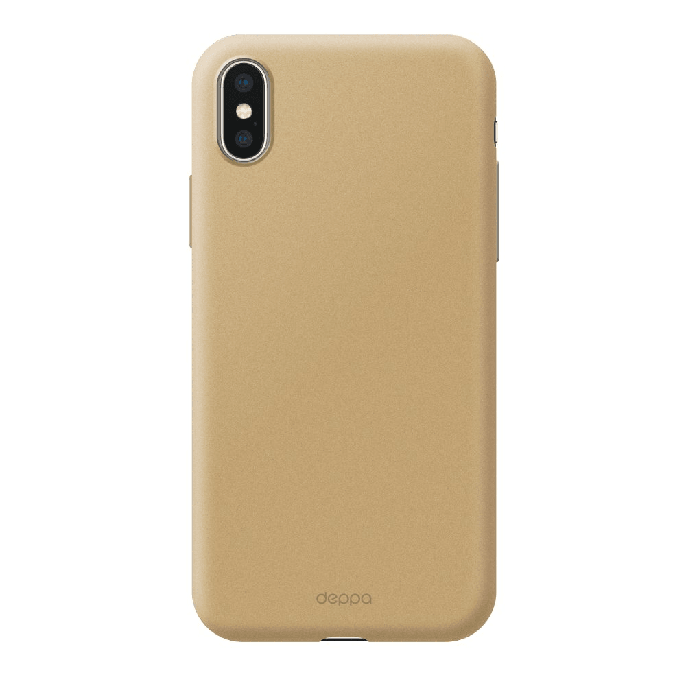Deppa Чехол Air Case для Apple iPhone Xs Max, золотой, Deppa