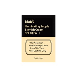 Фото Dear, Klairs Крем BB для сияния кожи - illuminating supple blemish cream SPF40/PA++, 3мл (пробник)