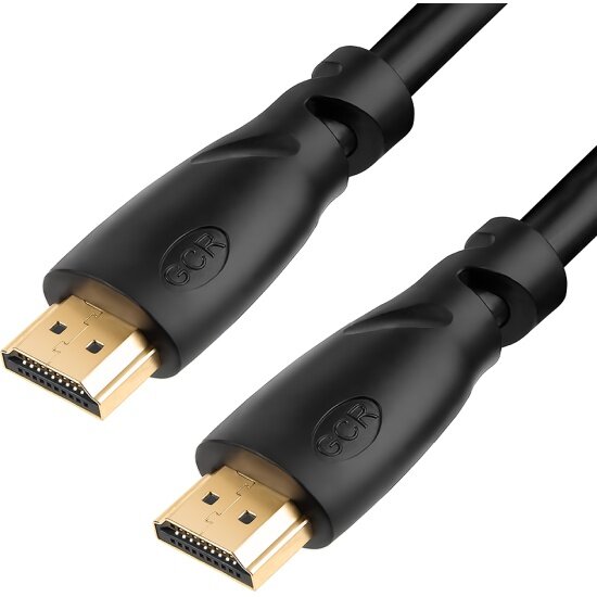 Кабель HDMI GCR Premium 0.3m, черный -51766