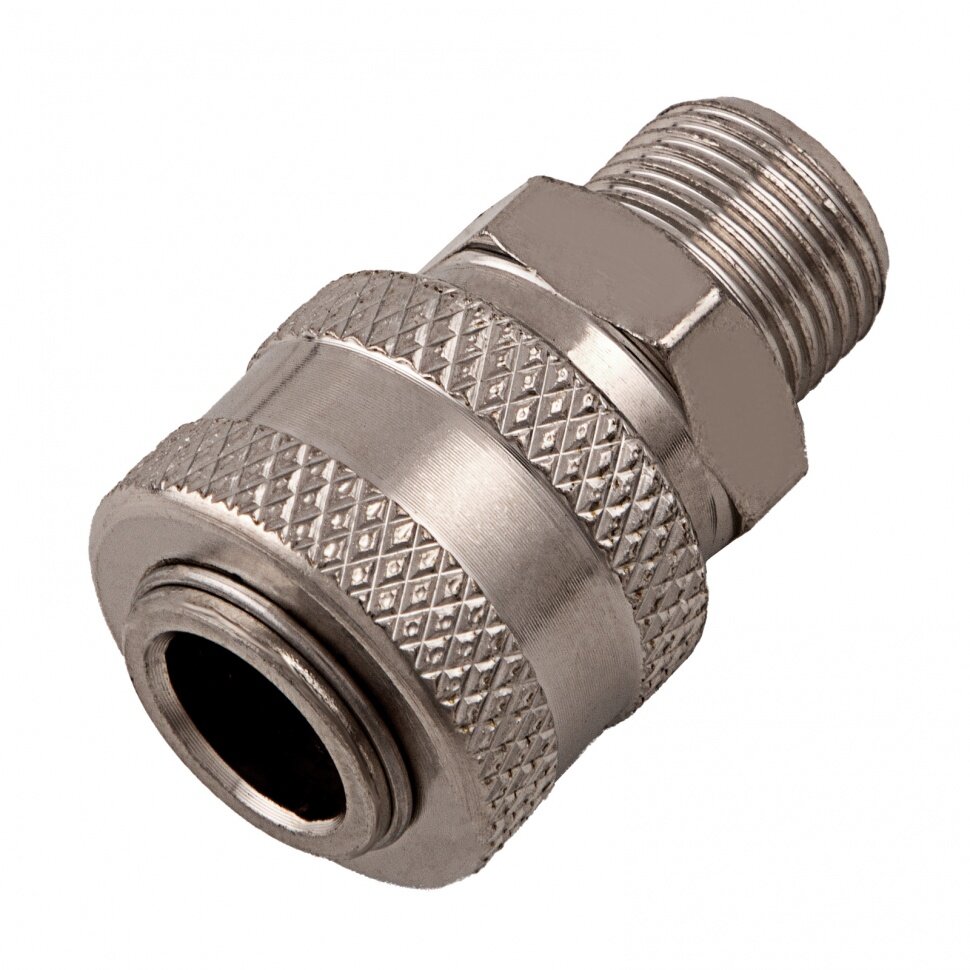 фото Муфта универсальная быстросъемная ("мама"), 3/8, внешняя резьба, 2 шт, Stels