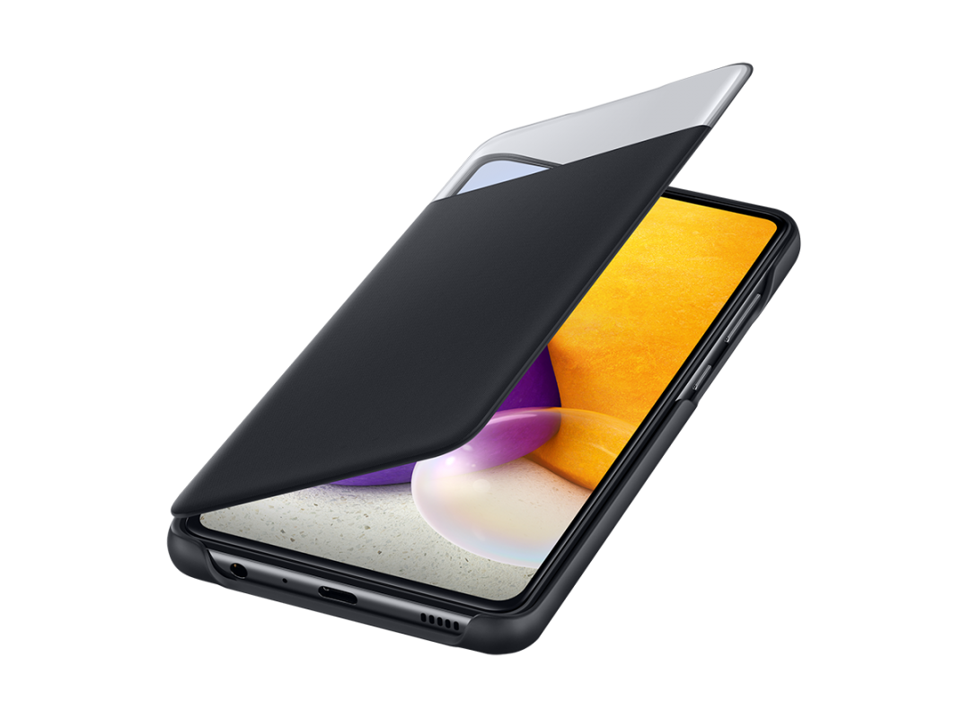 Чехол Samsung для Galaxy A72 S View Wallet Cover Black (EF-EA725PBEGRU)