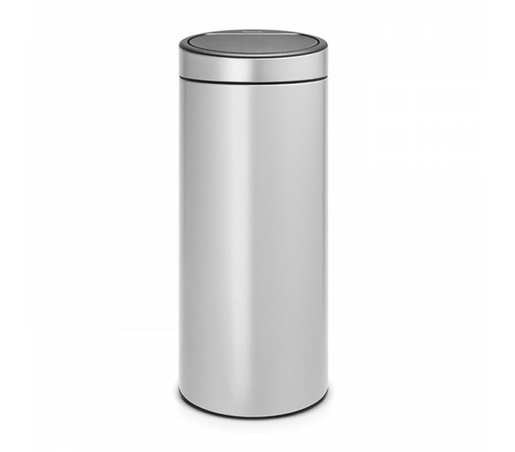 Мусорный бак Touch Bin New 30 л Серый металлик Brabantia