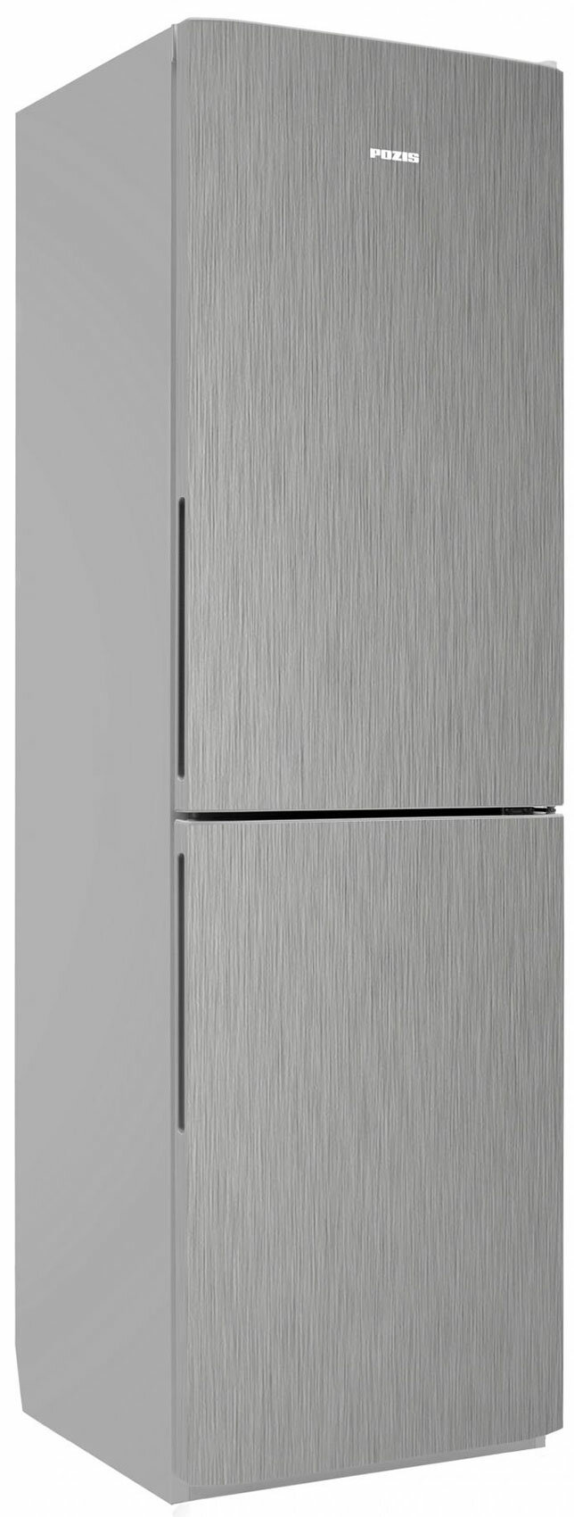 Двухкамерный холодильник Позис RK FNF-172 серебристый металлопласт ручки вертикальные