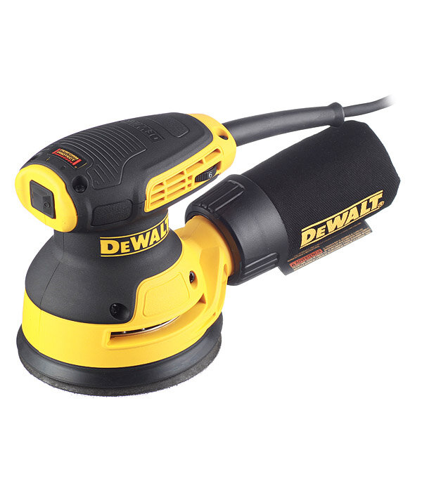 Шлифмашина эксцентриковая электрическая DeWalt DWE6423 280 Вт d125 мм