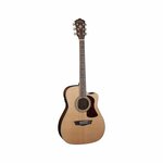 Washburn HF11SCE электроакустическая гитара Folk, цвет-натуральный - изображение