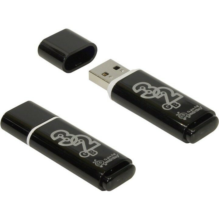 Smart buy Smartbuy USB Drive 32Gb Glossy series Black SB32GBGS-K