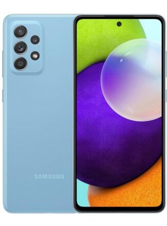 Мобильный телефон Samsung Galaxy A52 4/128 ГБ, синий