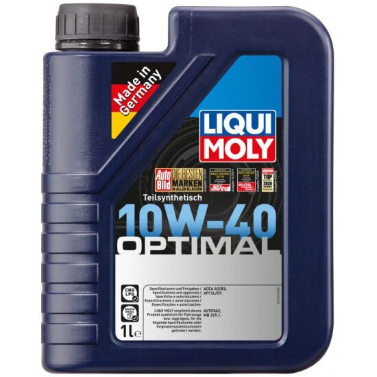 Моторное масло LIQUI MOLY Optimal 10W-40 1 л