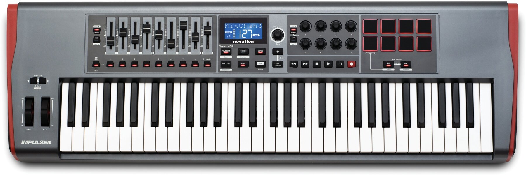 Midi-клавиатура NOVATION IMPULSE 61