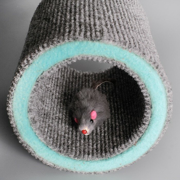 Игрушка-когтеточка "Кошки-мышки", ковролин, 16 х 9 см микс - фотография № 3