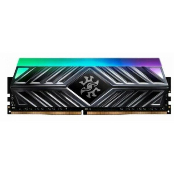 Модуль памяти 16GB ADATA DDR4 3200 DIMM XPG SPECTRIX D41 RGB Grey Gaming Memory AX4U320016G16A-ST41 Non-ECC, CL16, 1.35V, Heat Shield, RTL