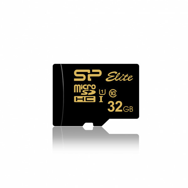 Карта памяти microSD 32GB Silicon Power Elite Gold microSDHC Class 10 UHS-I U1 SP032GBSTHBU1V1GSP