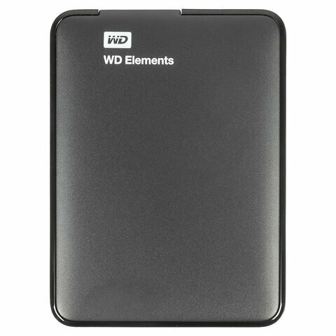 Внешний жесткий диск WD Elements Portable 1Tb (WDBUZG0010BBK-WESN)