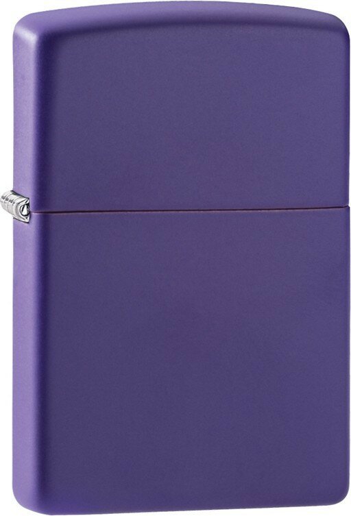 Зажигалка ZIPPO Classic с покрытием Purple Matte латунь/сталь фиолетовая матовая 38x13x57 мм № 237