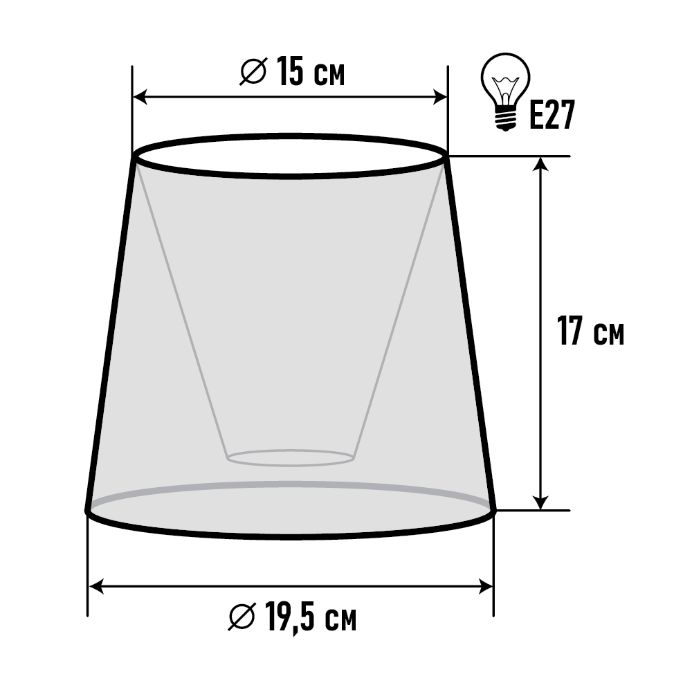 Светпромъ A17127 абажур - фотография № 2