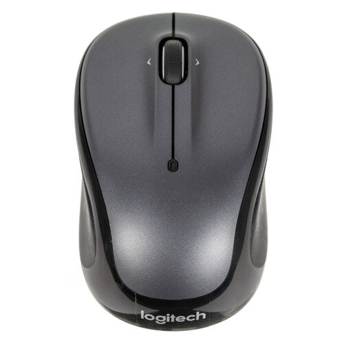 Мышь Logitech M325, оптическая, беспроводная, USB, темно-серый и черный [910-002142]