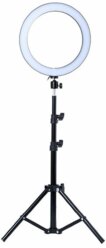 Кольцевая лампа, круглая лампа Smart 20см (штатив тренога в комплекте до 210см)