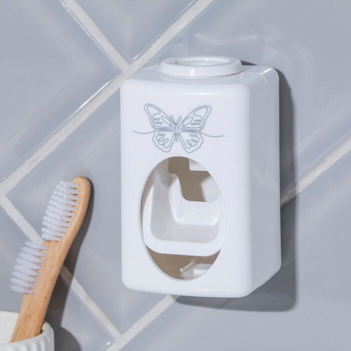 Выдавливатель для зубной пасты механический «Бабочка», 9.5 х 5.8 см - фотография № 2