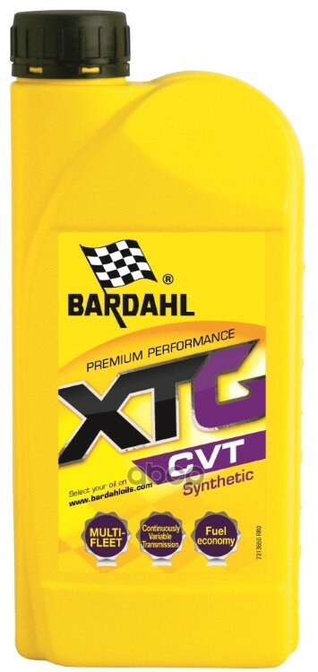 Масло Трансмиссионное Bardahl Xtg Cvt Синтетическое 1 Л 36501 Bardahl арт. 36501