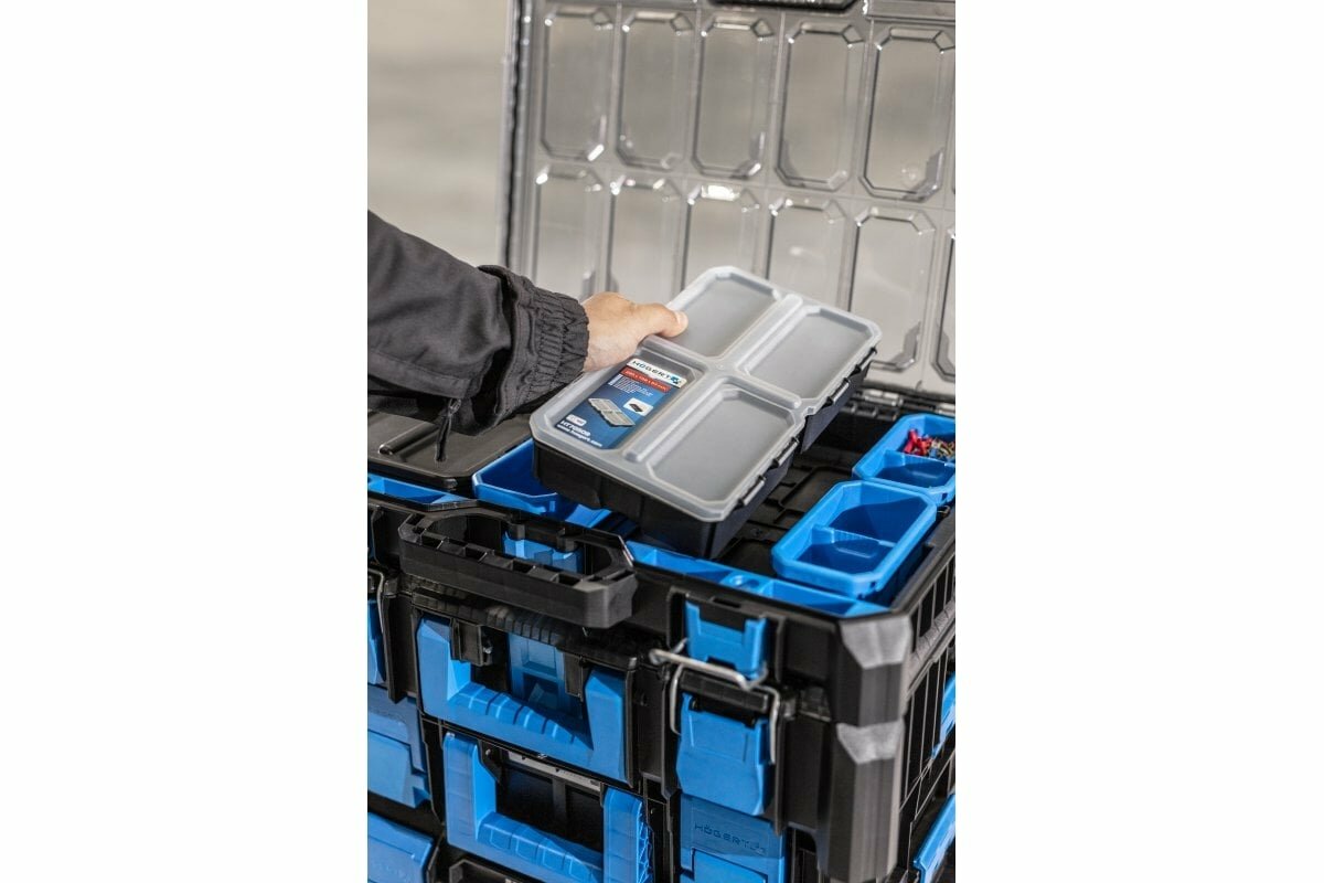 фото HOEGERT TECHNIK Hoegert органайзер для инструментов htm box 258x158x57 мм HT7G509