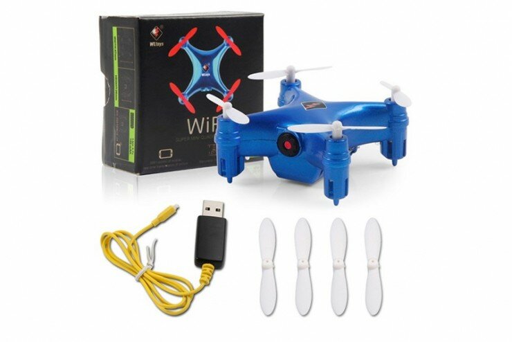 Радиоуправляемый квадрокоптер WL Toys Q343 Mini WiFi Quadcopter WL Toys с камерой 2.4ГГц RTF электро