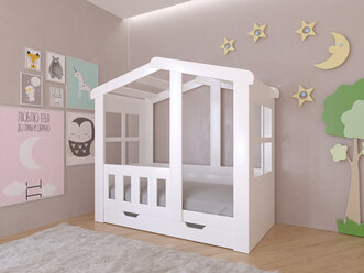 Кровать Астра домик с ящиком РВ-Мебель