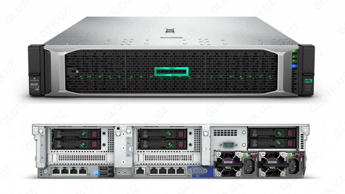 Сервер Hewlett Packard Enterprise Proliant DL380 Gen10 (P24845-B21) 1 x Intel Xeon Gold 5222 38 ГГц/32 ГБ DDR4/без накопителей/1 x 800 Вт