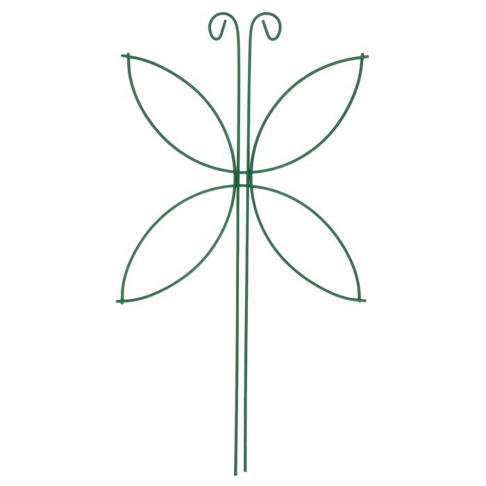 Шпалера, 44 × 24 × 0.3 см, металл, зелёная, «Мотылёк» (5 шт) - фотография № 1