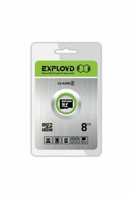 MicroSD 8GB Exployd Class 4 без адаптера