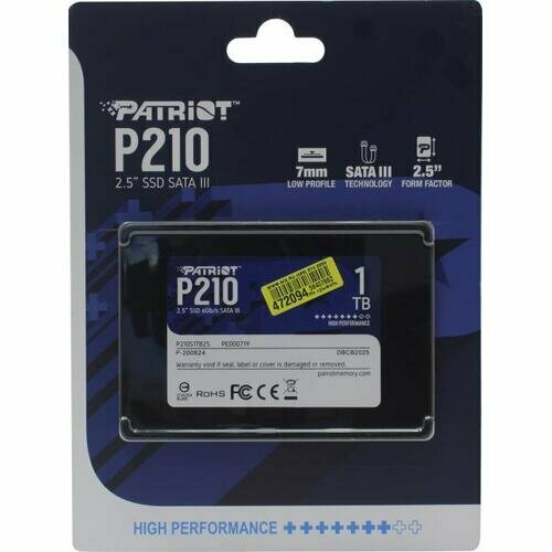 SSD Patriot P210 P210S1TB25