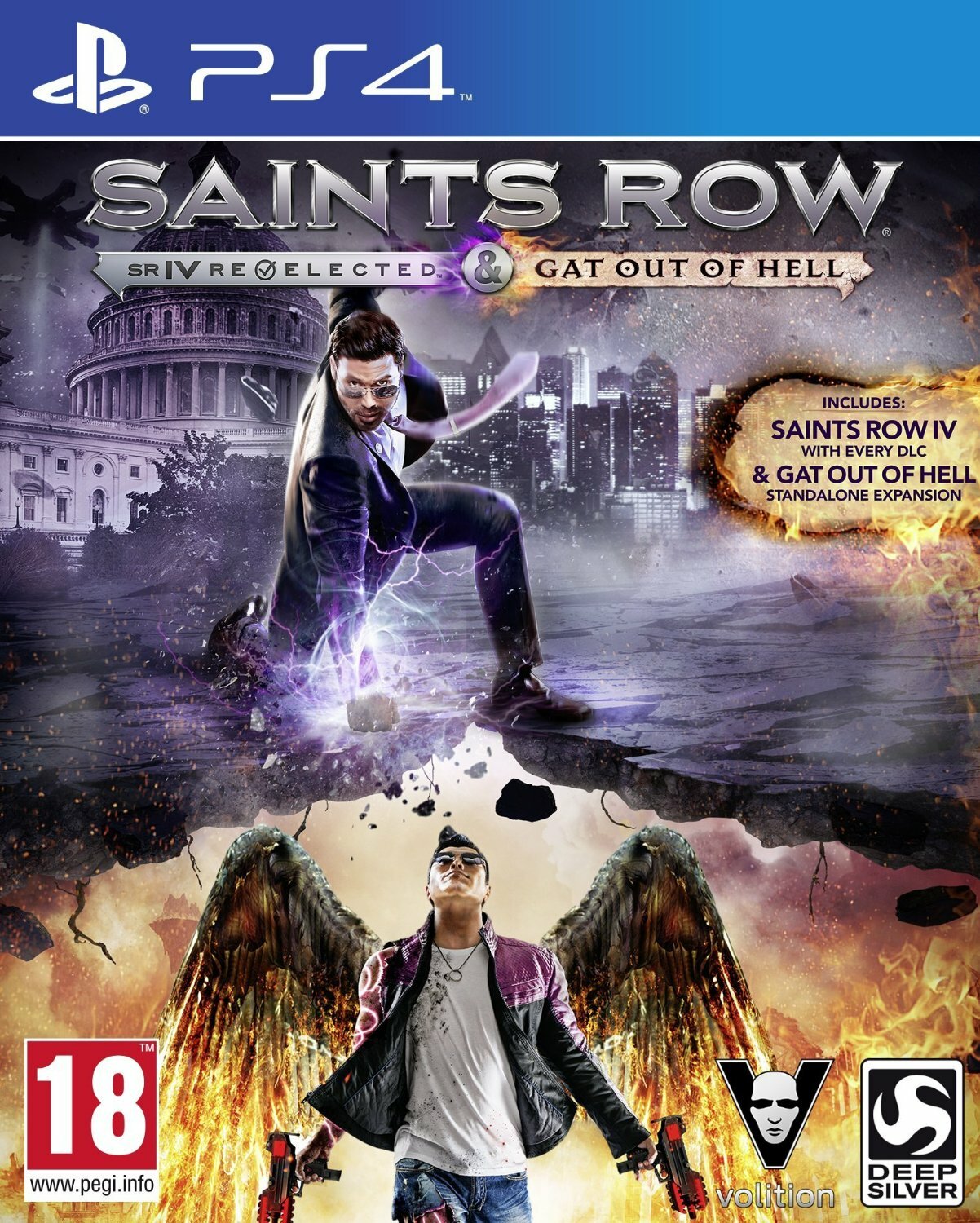 Saints Row IV: Re-Elected (PS4) (русские субтитры) (PS4)
