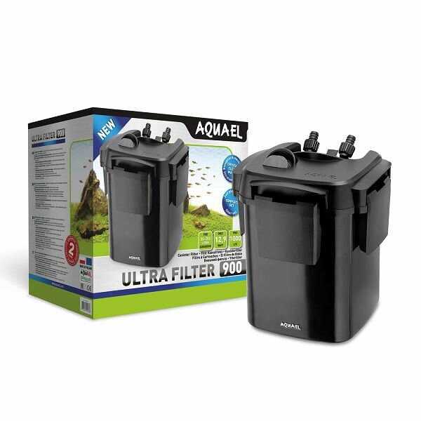 Aquael Фильтр внешний Aquael ULTRA FILTER 900 до 200 л, 3 кассеты по 1,9 л, 1000 л/ч, 12.9 Вт