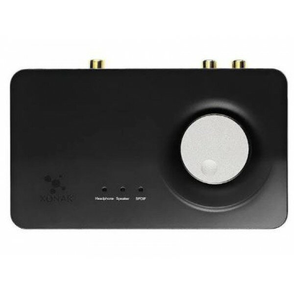 Внешняя звуковая карта ASUS USB 7.1 audio card Hi-Fi (USB2.0 4x3.5+2xRCA+1xS/PDIF Black)