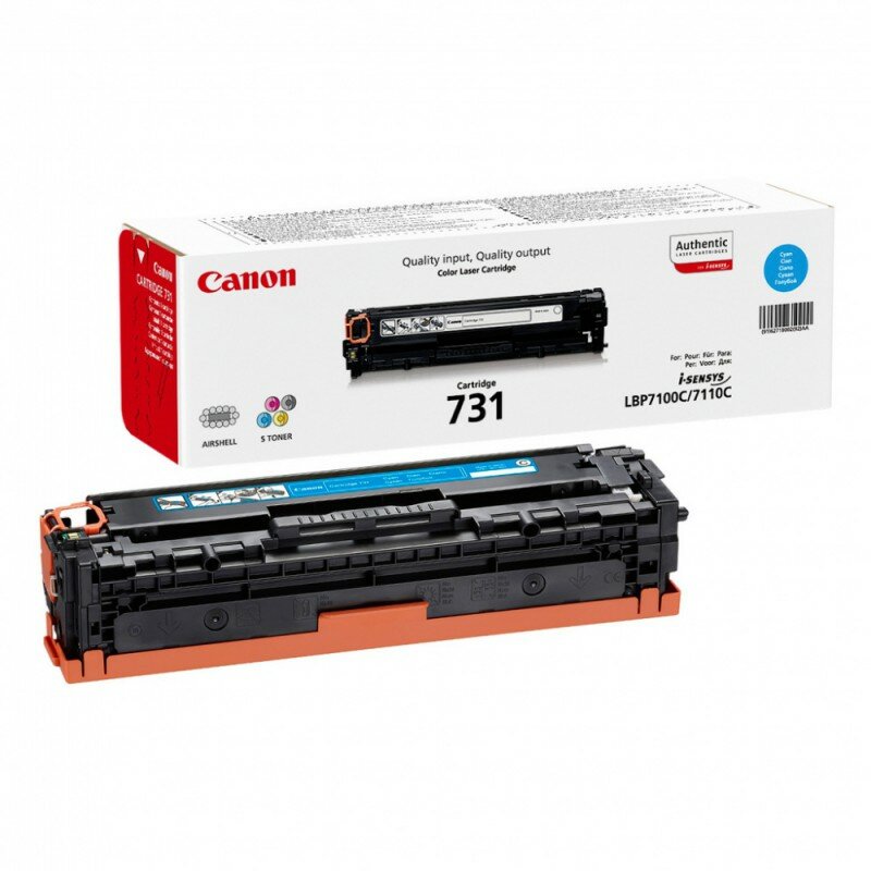 Тонер Картридж Canon 731Y 6269B002 желтый (1500стр.) для Canon LBP7110