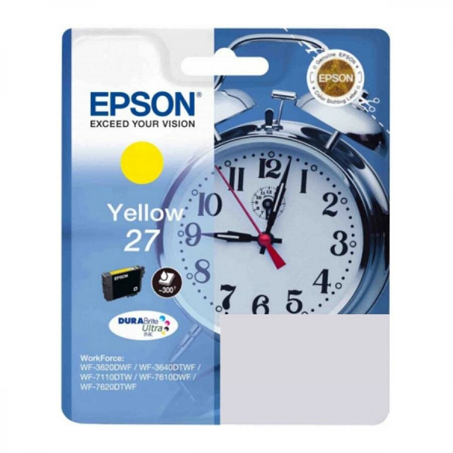 Картридж Epson T2702 (C13T27044022) для Epson WF7110/7610/7620, желтый