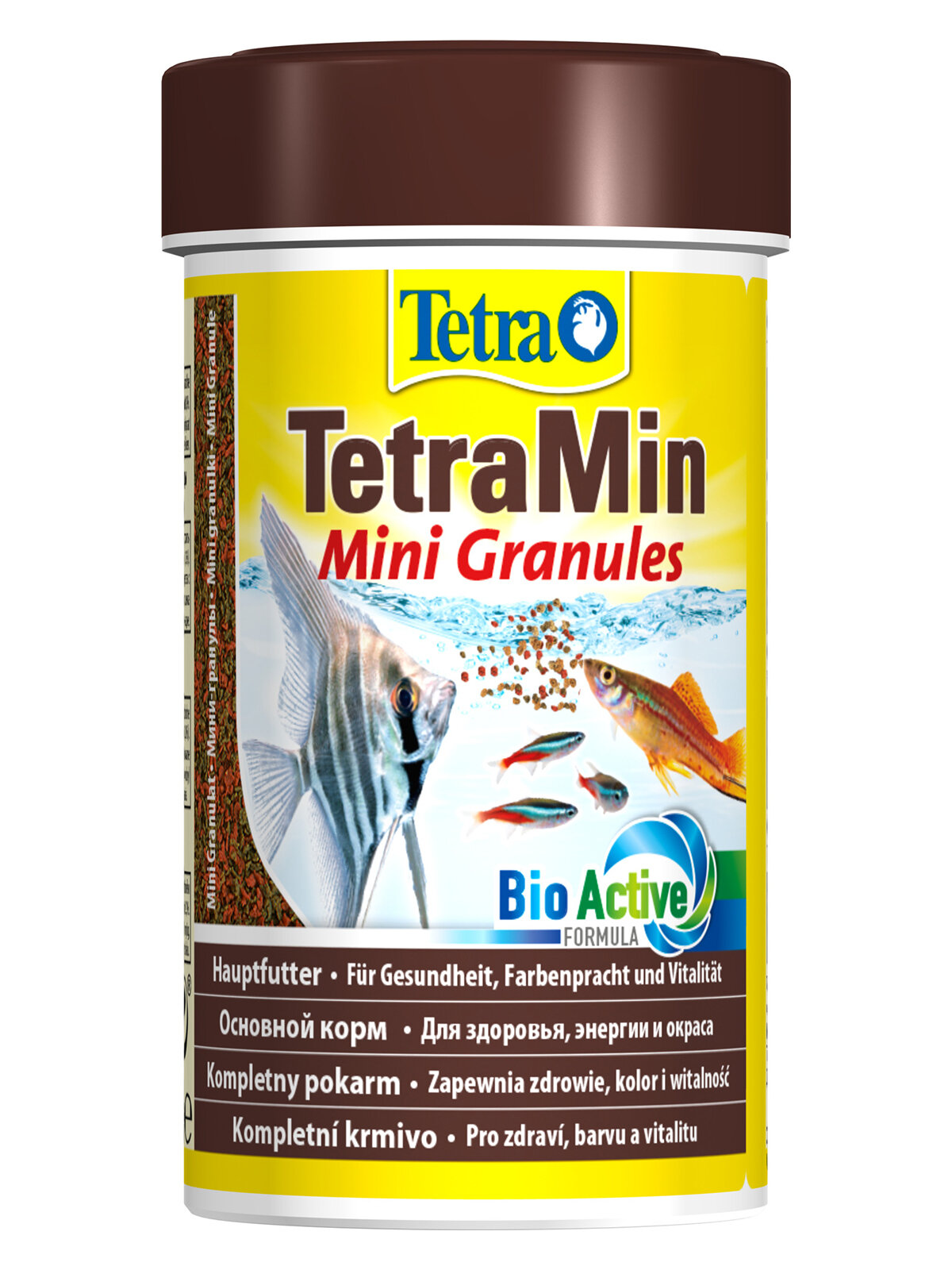TetraMin Mini Granules корм в mini гранулах для молоди и мелких рыб 100 мл - фотография № 1