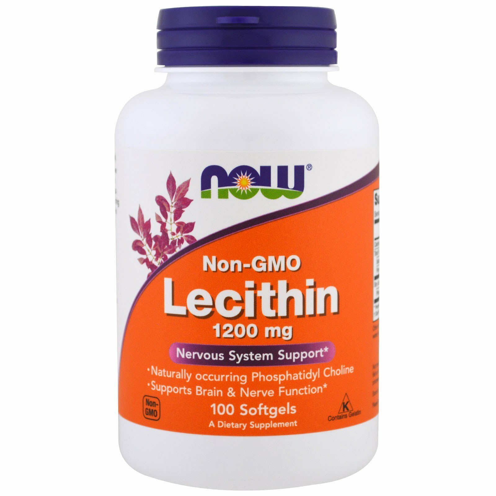 NOW Lecithin,  1200  - 100  