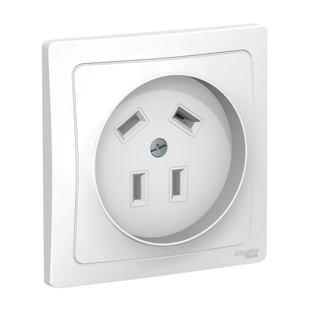 фото Розетка blanca для электроплит трехфазная скрытой установки 3р+n 32а 400в белый