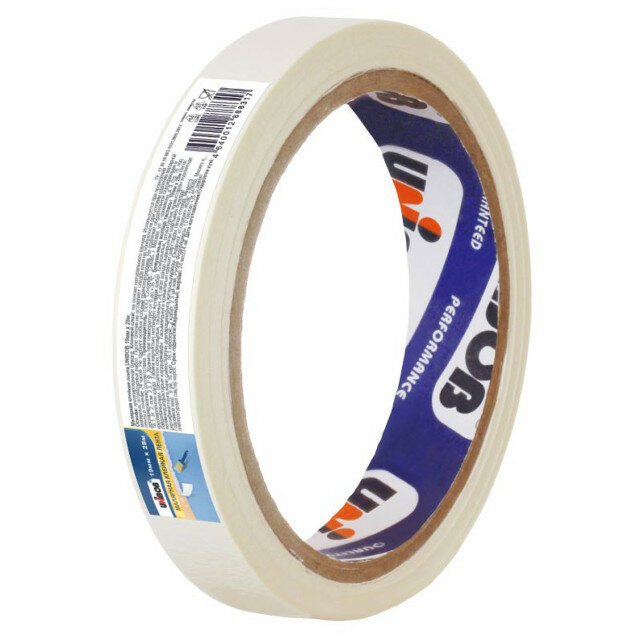 фото лента малярная 19ммх25м белая, арт.55775