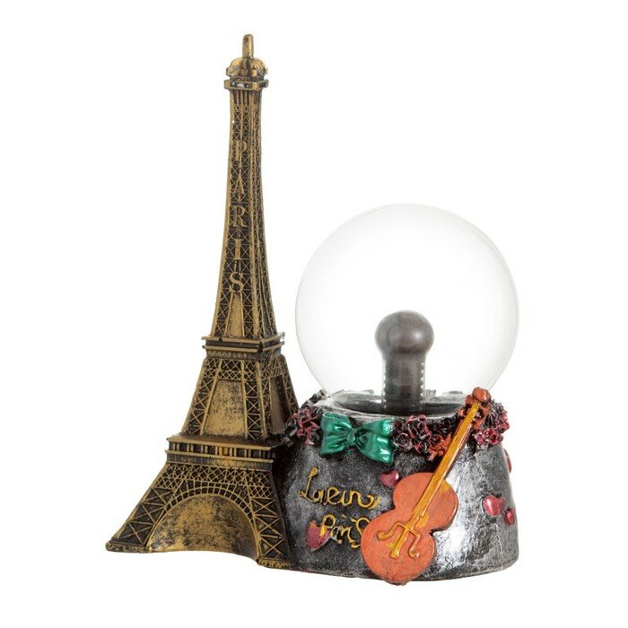 Плазменный шар "Эйфелева башня", 24 см RISALUX - фотография № 6