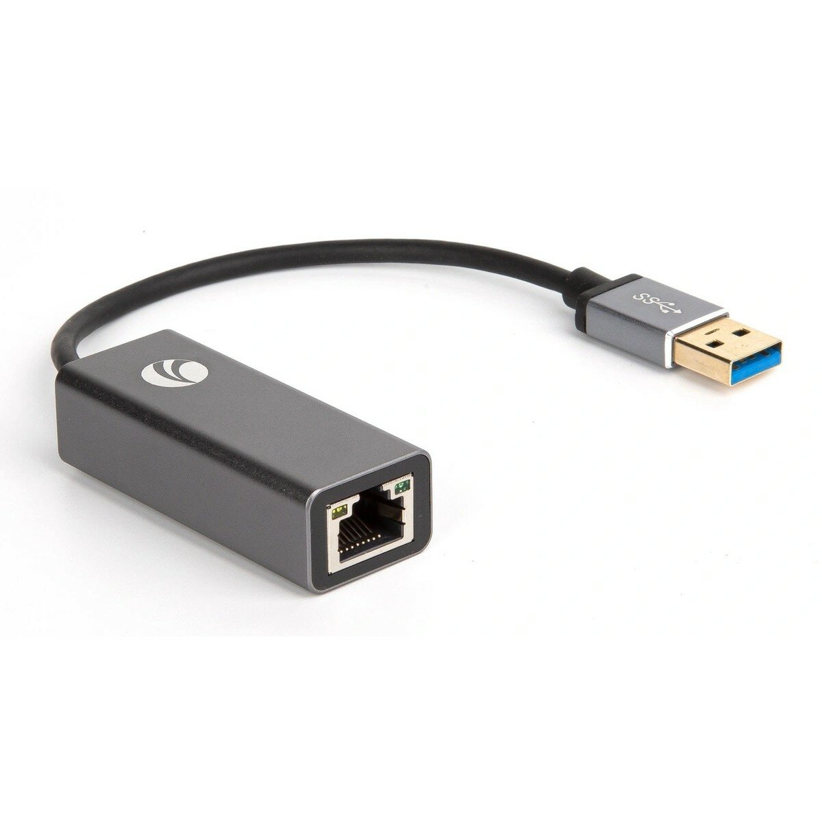 Vcom DU312M Кабель-переходник USB 3.0 Am --> LAN RJ-45 Ethernet 1000 Mbps, Aluminum Shell,